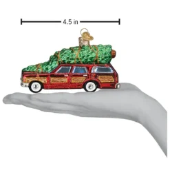 Best Old World Christmas Station Wagon With Tree Ornament -