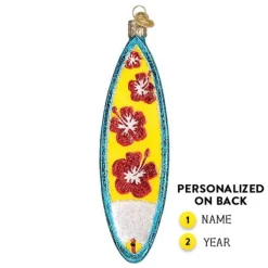 Outlet Old World Christmas Surfboard Ornament -