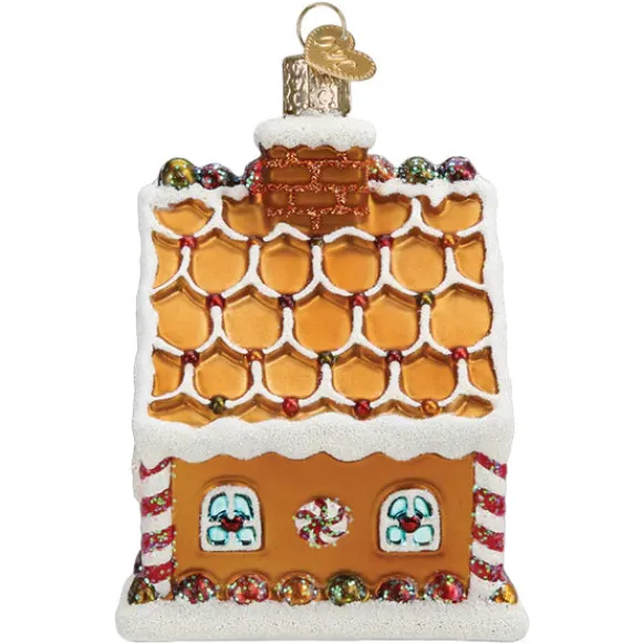 Store Old World Christmas Sweet Gingerbread Cottage Ornament -