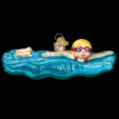 Outlet Old World Christmas Swimming Ornament -