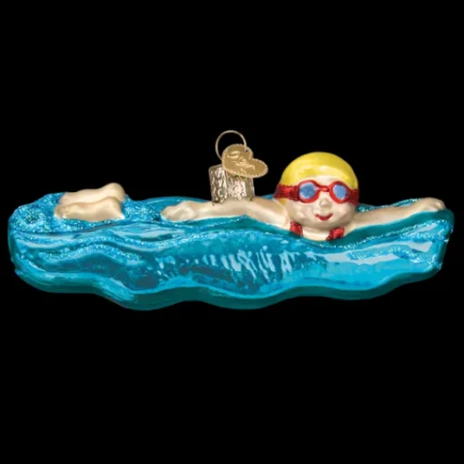 Outlet Old World Christmas Swimming Ornament -