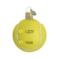 Hot Old World Christmas Tennis Ball Ornament -