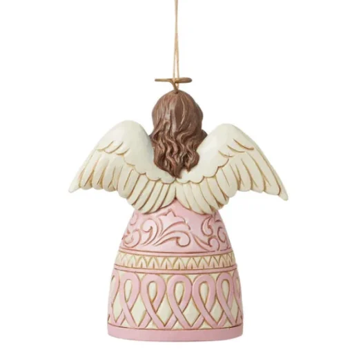 Discount The Rose Angel With Heart Ornament - Jim Shore