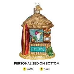 Sale Old World Christmas Tiki Hut Ornament -