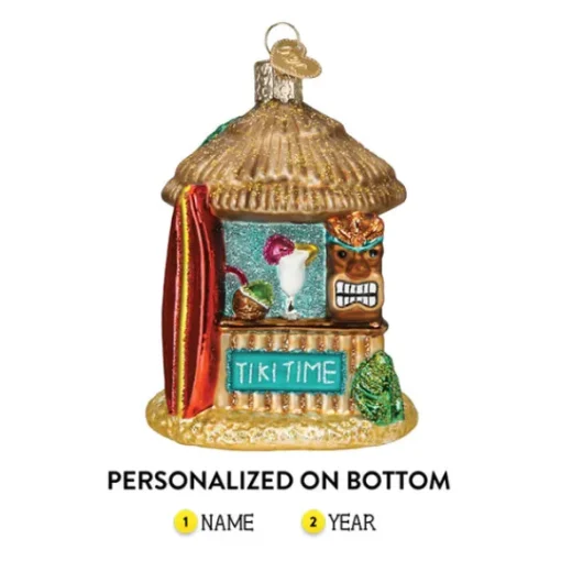 Sale Old World Christmas Tiki Hut Ornament -