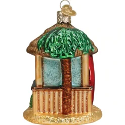 Sale Old World Christmas Tiki Hut Ornament -