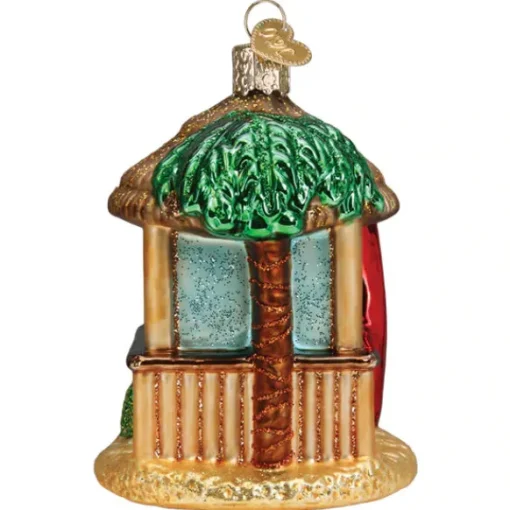 Sale Old World Christmas Tiki Hut Ornament -