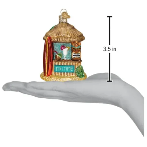 Sale Old World Christmas Tiki Hut Ornament -