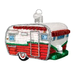 Flash Sale Old World Christmas Travel Trailer Ornament -