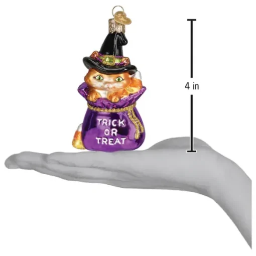 Sale Trick-Or-Treat Kitty Ornament - Halloween