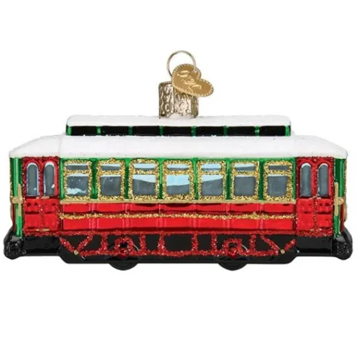 Discount Trolley Ornament - Transportation