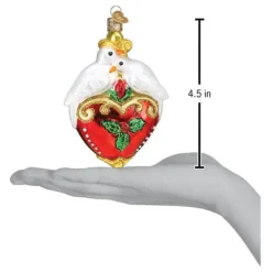 Cheap Two Turtle Doves Ornament - Angels & Religious