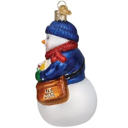 Sale Old World Christmas Usps Snowman Ornament -