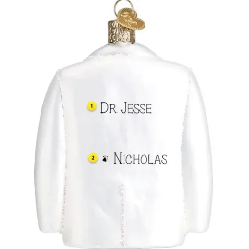 Best Old World Christmas Veterinarian's Coat Ornament -