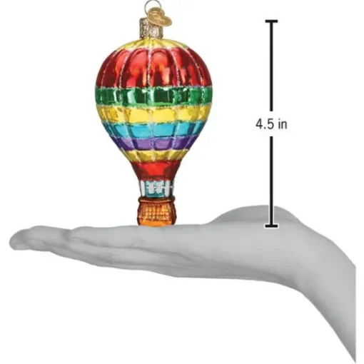 Best Old World Christmas Vibrant Hot Air Balloon Ornament -