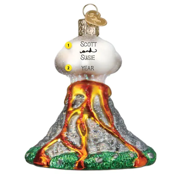 Hot Volcano I Lava You Ornament - Inspirational