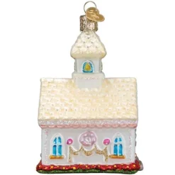 Online Wedding Chapel Ornament - Engaged, Wedding, & Anniversary