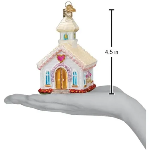 Online Wedding Chapel Ornament - Engaged, Wedding, & Anniversary