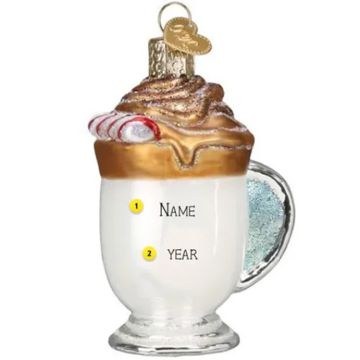 Clearance Old World Christmas Whipped Coffee Ornament -