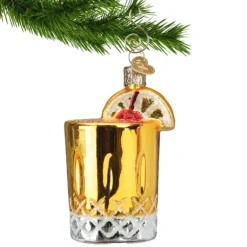 Best Old World Christmas Whiskey Sour Ornament -