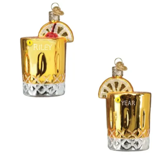 Best Old World Christmas Whiskey Sour Ornament -