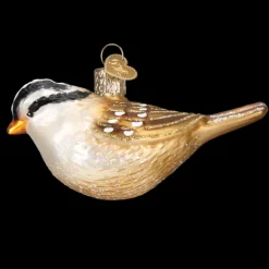 New White Crowned Sparrow Ornament - Garden, Birds & Insects