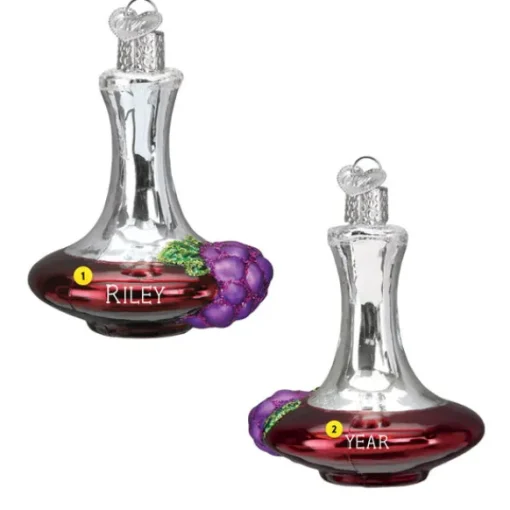 Best Old World Christmas Wine Decanter Ornament -