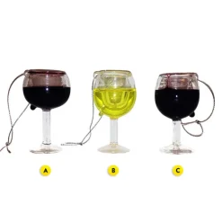 Sale Kurt Adler Wine Glass Ornament
