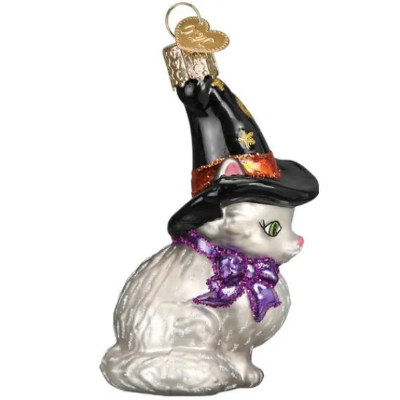 New Witch Kitten Ornament - Halloween