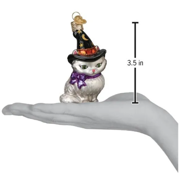 New Witch Kitten Ornament - Halloween