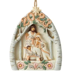 Online Woodland 2023 Nativity Ornament - Angels & Religious