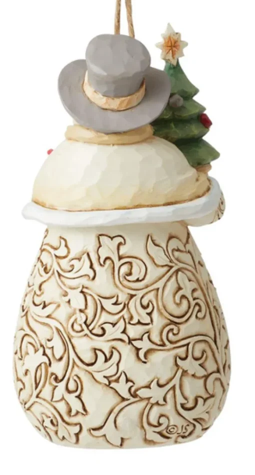 Flash Sale Woodland Snowman With Tree Ornament - Jim Shore
