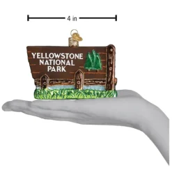 Fashion Old World Christmas Yellowstone National Park Ornament -