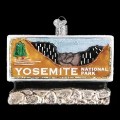 Hot Old World Christmas Yosemite National Park Ornament -